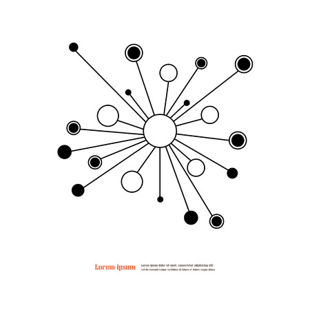 wireless communication connection network.communication concept.vector illustration.のイラスト素材