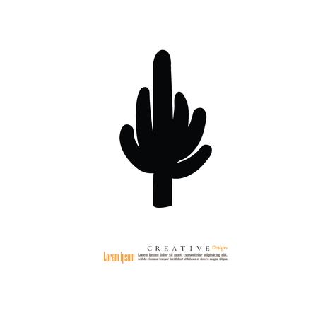 cactus icon.vector illustration.のイラスト素材