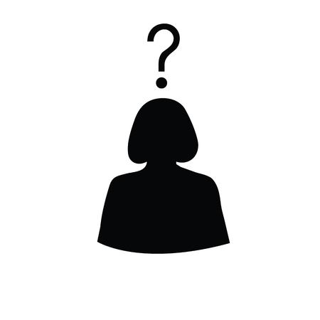 woman icon. vector illustration.のイラスト素材