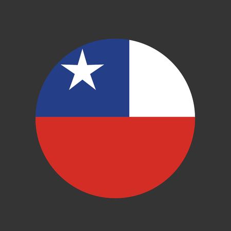 Chile national flag background texture vector illustration.のイラスト素材