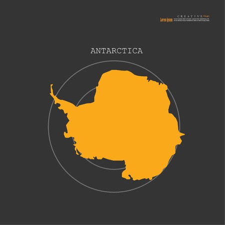 Antarctica map vector illustration.のイラスト素材