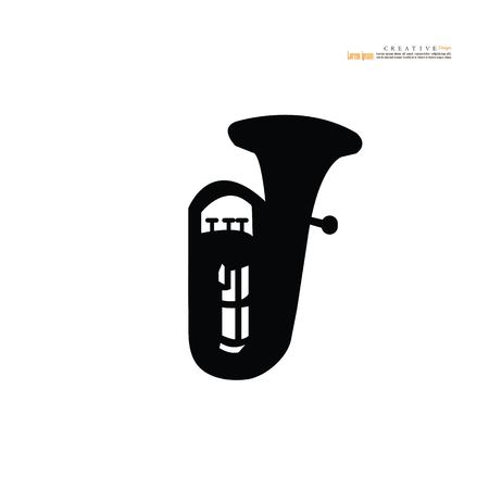 Music horn icon. Vector illustration.のイラスト素材