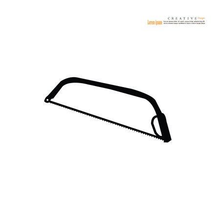 saw icon.tool icon.vector illustration.のイラスト素材