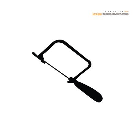 saw icon.tool icon.vector illustration.のイラスト素材