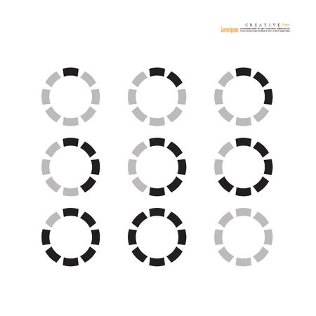 digital timer icon.time level. vector illustration.のイラスト素材