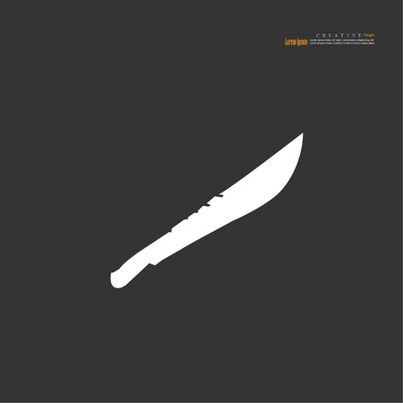 Sword icon.vector illustration.のイラスト素材