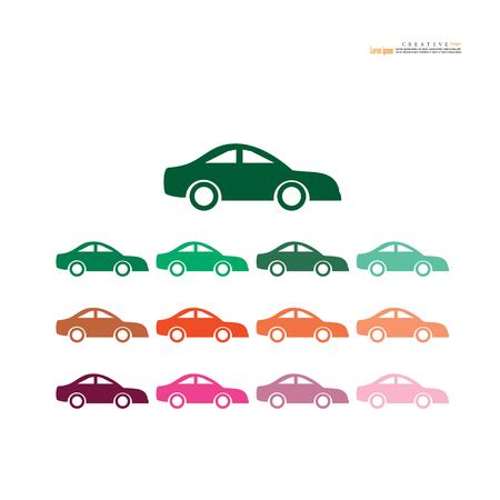 car icon.Transportation icon.Vector illustration.のイラスト素材