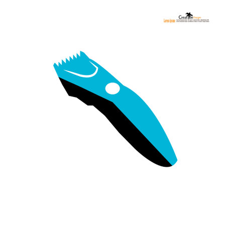 Hair clipper icon on white background, Hair clipper icon.のイラスト素材