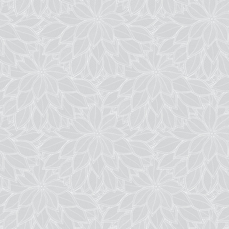 Abstract seamless pattern with leaves. のイラスト素材