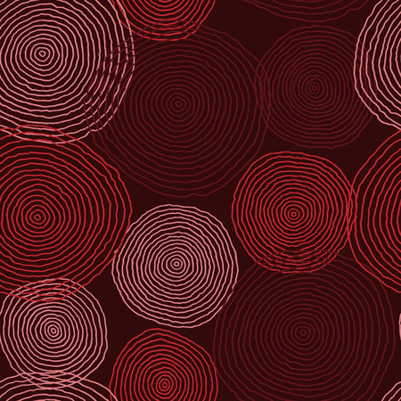 Decorative spiral pattern. Raster seamless texture with drawn circles.の写真素材