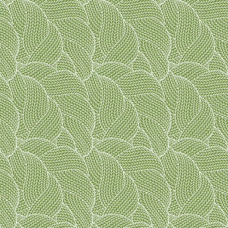 A seamless pattern of knitting braids, endless texture, stylized sweater fabric,for web, print, wallpaper, fall winter fashion, textile design, website background, holiday home decor, fabric.のイラスト素材
