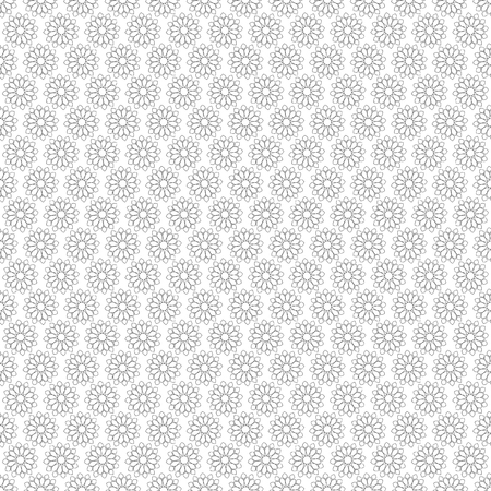 Vector abstract seamless fantasy pattern  hand drawn outline geometrical ornaments  on a white background. Textile print. Page fill. Coloring book illustrationのイラスト素材