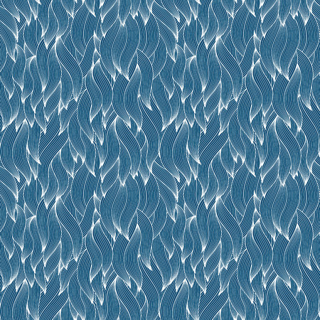 Seamless abstract waves and curves patternのイラスト素材