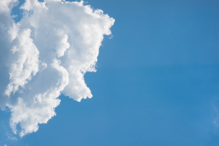 Blue sky and cloud