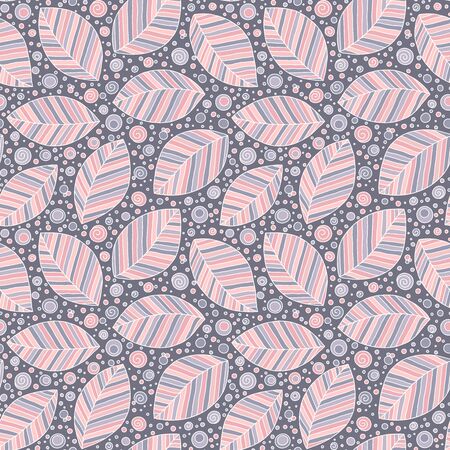 Stylish seamless pattern in retro style. Perfect for wallpaper, gift paper, pattern fills, web page background, autumn   cards.のイラスト素材