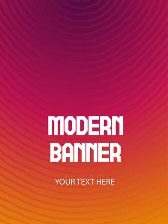 Background color orange and purple gradient pattern. Geometric doodle drawn by hand, cool simple trends, minimal  background design.のイラスト素材