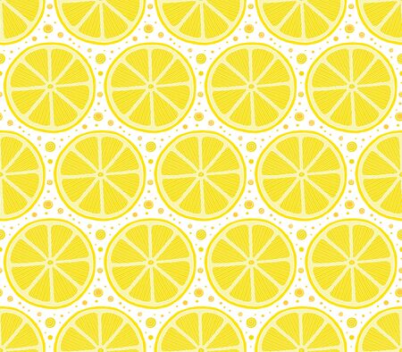 Seamless pattern with lemon. Perfect for wallpapers, pattern fills, web page backgrounds, surface textures, textile.のイラスト素材
