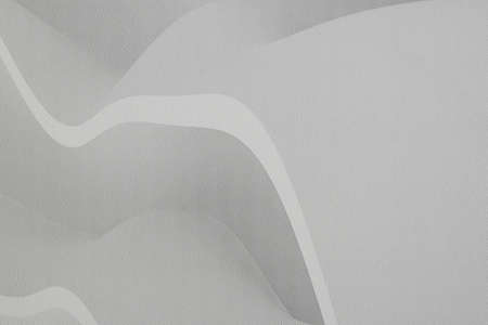 Modern wall wallpaper texture for background. Home decoration, abstraction, structure of waves or hills, gray and white.の写真素材