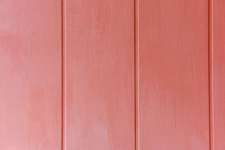 Texture of Pink color paint plank wall for background.の写真素材
