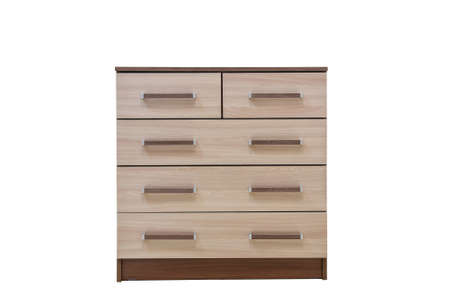 The image of chest of drawers isolated on white background.の写真素材