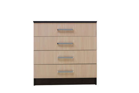 The image of chest of drawers isolated on white background.の写真素材