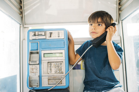 Child talking over the phone