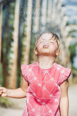 HAPPY GIRLS PLAYING.の写真素材