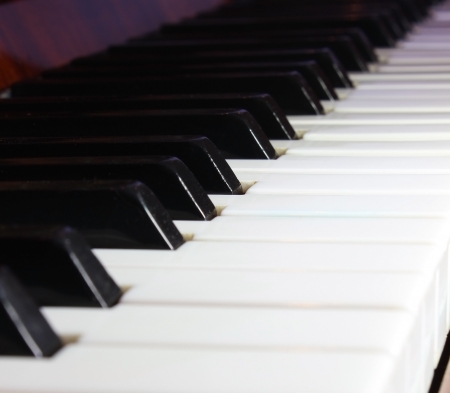 piano keysの写真素材