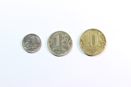 Russian coinsの写真素材