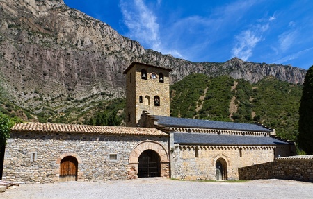 Santa Maria is a Romanesque monastery Alaón Lombard late eleventh centuryの写真素材
