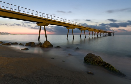 Pont del Petroli Badalona, ??for walking Turned into a catwalk