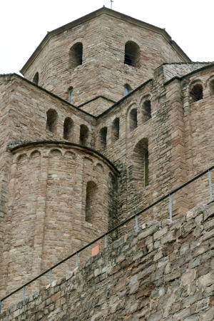 Parador de Cardona, a 9th Century medieval hillside Castle, near Barcelona, Catalonia, Cardona, Spain のeditorial素材