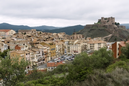 Cardona castle is a famous medieval castle in Catalonia  Now it is a famous state run hotel or のeditorial素材