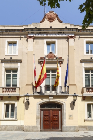 City council Blanes Barcelona Spainのeditorial素材