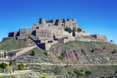 Cardona castle is a famous medieval castle in Catalonia  Now it is a famous state run hotel or のeditorial素材