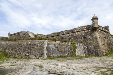 San Felipe castle in Ferril Galicia, Spainのeditorial素材