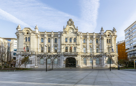 City hall of Santander, Cantabria, Spainのeditorial素材