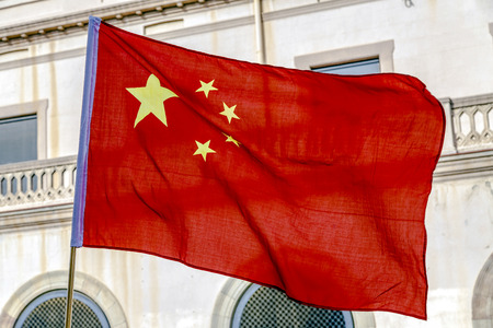 Barcelona, Spain - February 4, 2017: Chinese culture come together to welcome the new year. Dragons take center the Condal City lives with parades and activities the traditions of the Far East.のeditorial素材