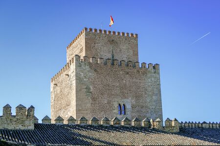 The Castle of Henry II also known as Henry II Castle or Castle Trastamara is a XIV century fortress located in the city of Ciudad Rodrigo Salamancaのeditorial素材