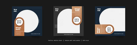 fashion sale social media post template