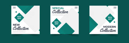 furniture social media post templateのイラスト素材