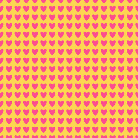 Set of patterns Happy Valentine's Day. Vector illustration with hearts on a bright background.のイラスト素材