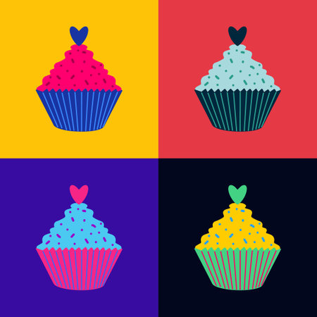 Happy Valentine's card. Vector illustration with text lettering on a solid background.のイラスト素材