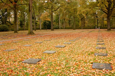 The German Military Cemetery of World War I in Vladslo Belgiumのeditorial素材