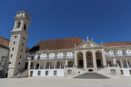 The Old University of Coimbra in Coimbra, Portugalのeditorial素材