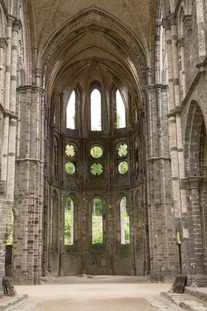 The Abbey of Villers-La-Ville in Belgiumのeditorial素材
