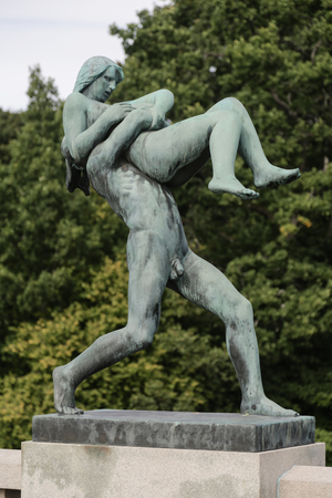 OSLO, NORWAY - AUG 26, 2016: Holmenkollbakken is a large ski jumping hill located at Holmenkollen in Oslo on Aug 26, 2016. -のeditorial素材