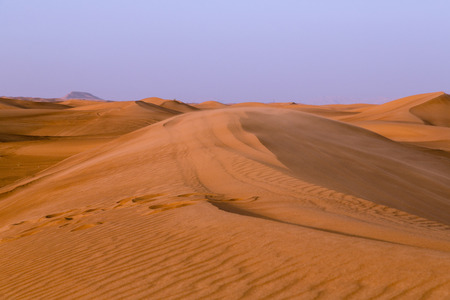 The Red sand of the Pink Rock Desert, Sharjah, Dubai, UAEの写真素材