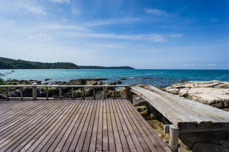 View point at koh kood island, Thailandの写真素材