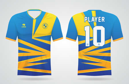 football jersey sport design templateのイラスト素材